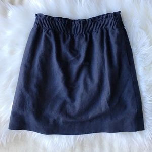 J Crew Linen-Cotton Sidewalk Skirt